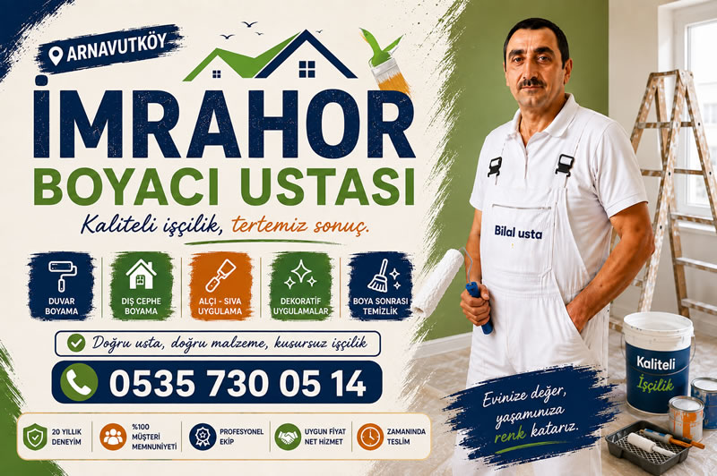 Arnavutköy İmrahor Boya Ustası
